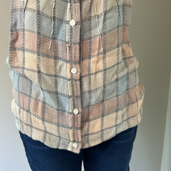 RAILS Flannel Multicolored Checkered Cami Tank Top Sz S NEW - Picture 3 of 10